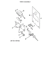 02 - Timer Assembly parts for Ge Dryer DDC4407AEL from AppliancePartsPros.com