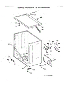 03 - Section3 parts for Ge Dryer DDC5000SBLWH from AppliancePartsPros.com