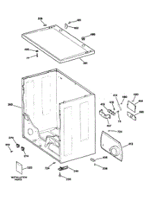 03 - Section3 parts for Ge Dryer DDE7900SAL from AppliancePartsPros.com