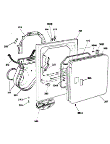 02 - Section2 parts for Ge Dryer DDG8589RFMWW from AppliancePartsPros.com