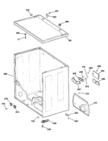 03 - Section3 parts for Ge Dryer DDE7200SBLAA from AppliancePartsPros.com