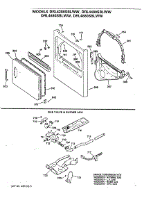03 - Section3 parts for Ge Dryer DRL4280SBLWW from AppliancePartsPros.com