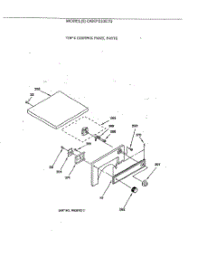 03 - Top & Control Panel Parts parts for Ge Dryer DSKP233ET0 from AppliancePartsPros.com