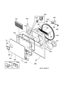 02 - Front Panel & Lint Filter parts for Ge Dryer DSXH43ET0WB from AppliancePartsPros.com
