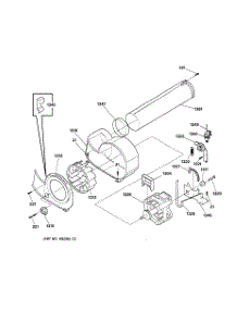 04 - Motor parts for Ge Dryer DBL333EY0WW from AppliancePartsPros.com
