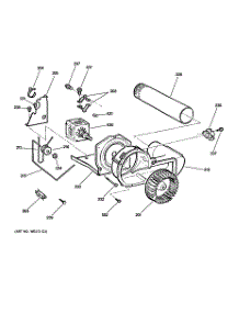 06 - Blower & Drive Assembly parts for Ge Dryer DDC4400T3WH from AppliancePartsPros.com