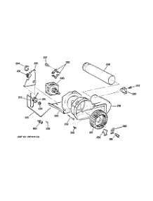05 - Blower & Drive Assembly parts for Ge Dryer DCCB330ED3WC from AppliancePartsPros.com