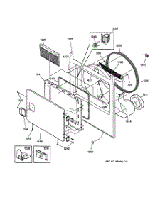 02 - Front Panel & Door parts for Ge Dryer DCCH43GF0WW from AppliancePartsPros.com