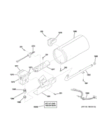 05 - Burner parts for Ge Dryer DSXH43GF0WW from AppliancePartsPros.com