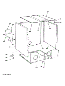 05 - Lower Cabinet parts for Ge Dryer DDC4400SLMWH from AppliancePartsPros.com