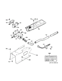 06 - Gas Valve & Burner Assembly parts for Ge Dryer DBVH512GF0WW from AppliancePartsPros.com