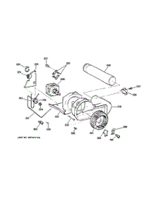 05 - Blower & Drive Assembly parts for Ge Dryer DCCD330ED1WC from AppliancePartsPros.com