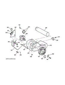 05 - Blower & Drive Assembly parts for Ge Dryer DCCB330GD2WC from AppliancePartsPros.com