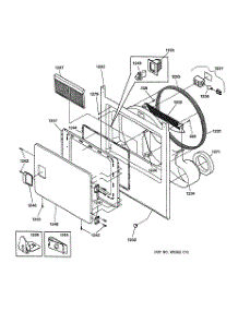 02 - Front Panel & Door parts for Ge Dryer DSXH43EA3WW from AppliancePartsPros.com