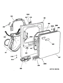 02 - Section2 parts for Ge Dryer DDG8280RCM from AppliancePartsPros.com
