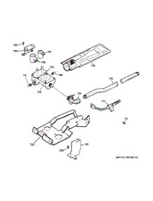 06 - Gas Valve & Burner Assembly parts for Ge Dryer DCCD330GD0KC from AppliancePartsPros.com