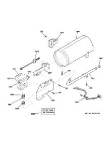 05 - Burner parts for Ge Dryer DCD330GB5WC from AppliancePartsPros.com