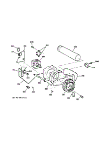 05 - Blower & Drive Assembly parts for Ge Dryer DCCB330ED0WC from AppliancePartsPros.com