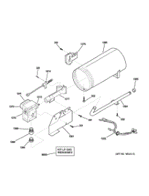 05 - Burner parts for Ge Dryer DBL333GB5CC from AppliancePartsPros.com