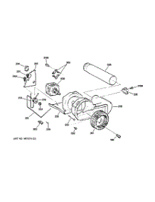05 - Blower & Drive Assembly parts for Ge Dryer DCCB330GD0WC from AppliancePartsPros.com