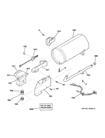 05 - Burner parts for Ge Dryer DBL333GB4WW from AppliancePartsPros.com