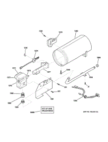 05 - Burner parts for Ge Dryer DCCH43GA3WW from AppliancePartsPros.com