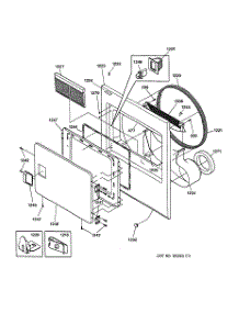 02 - Front Panel & Door parts for Ge Dryer DCD330GB4WC from AppliancePartsPros.com