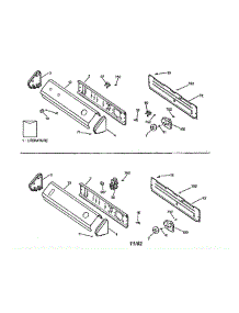 Control Panel parts for Ge Dryer DDG518RCL from AppliancePartsPros.com