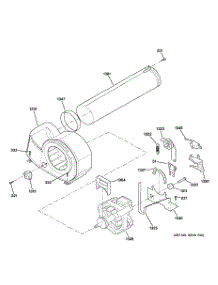 04 - Motor parts for Ge Dryer DBL333GB1CC from AppliancePartsPros.com