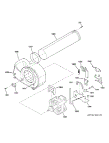 04 - Motor parts for Ge Dryer DVL223GA1WW from AppliancePartsPros.com
