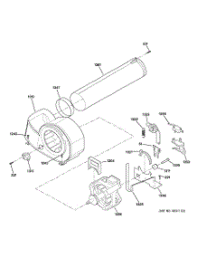 04 - Motor parts for Ge Dryer DBL333EA1CC from AppliancePartsPros.com