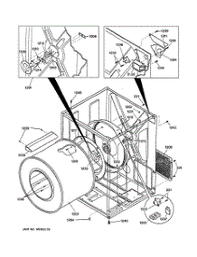 03 - Cabinet & Drum parts for Ge Dryer DCD330EB0KC from AppliancePartsPros.com
