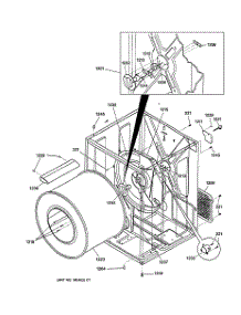 03 - Cabinet & Drum parts for Ge Dryer DBL333GB0WW from AppliancePartsPros.com