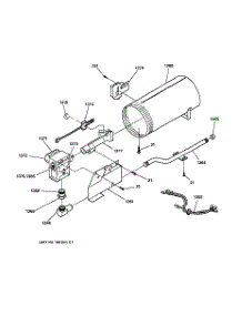 05 - Burner parts for Ge Dryer DPR483GA0WW from AppliancePartsPros.com