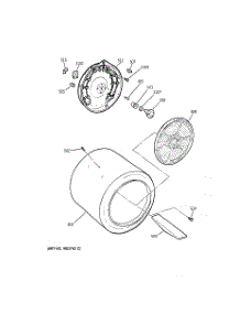 05 - Drum parts for Ge Dryer DBXR453ET5WB from AppliancePartsPros.com