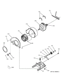 05 - Motor & Fan Assemblies parts for Ge Dryer DDSS475GA0WW from AppliancePartsPros.com