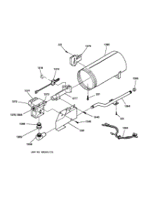 05 - Burner parts for Ge Dryer DPXH46GA0CC from AppliancePartsPros.com