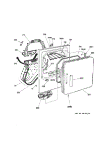 02 - Front Panel & Door parts for Ge Dryer DPSQ495ET6AA from AppliancePartsPros.com
