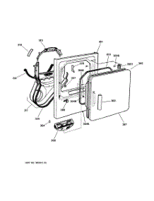 02 - Front Panel & Door parts for Ge Dryer DHSR333GV3WB from AppliancePartsPros.com