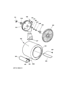 04 - Drum parts for Ge Dryer DCXR463GA2AA from AppliancePartsPros.com