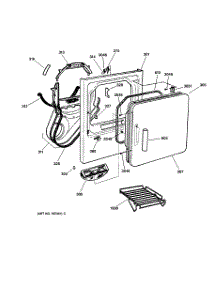 02 - Front Panel & Door parts for Ge Dryer DCSR483GA1WW from AppliancePartsPros.com