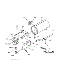 05 - Burner parts for Ge Dryer DBL333GA0AA from AppliancePartsPros.com