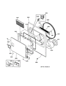 02 - Front Panel & Lint Filter parts for Ge Dryer DVL223EA0WW from AppliancePartsPros.com