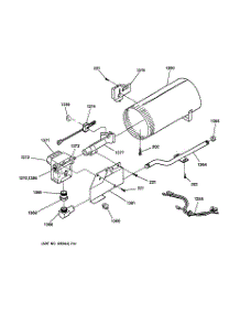 05 - Burner parts for Ge Dryer DCL333GA0WW from AppliancePartsPros.com