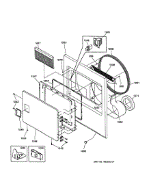 02 - Front Panel & Door parts for Ge Dryer DVL223GA0AA from AppliancePartsPros.com