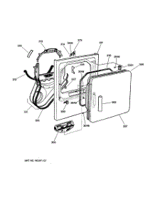 02 - Front Panel & Door parts for Ge Dryer DNXR473EW1WW from AppliancePartsPros.com
