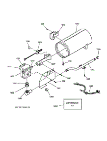05 - Burner parts for Ge Dryer DCD330GY1WC from AppliancePartsPros.com