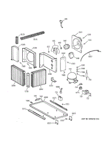 05 - Unit Parts parts for Ge Freezer ZIFS36NMCLH from AppliancePartsPros.com