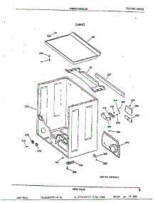 Electric Dryer Page 3 parts for Ge Dryer SIG7010ET0WG from AppliancePartsPros.com