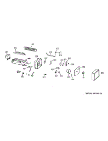 06 - Ice Maker Wr30x0327 parts for Ge Freezer ZIFS36NDALH from AppliancePartsPros.com